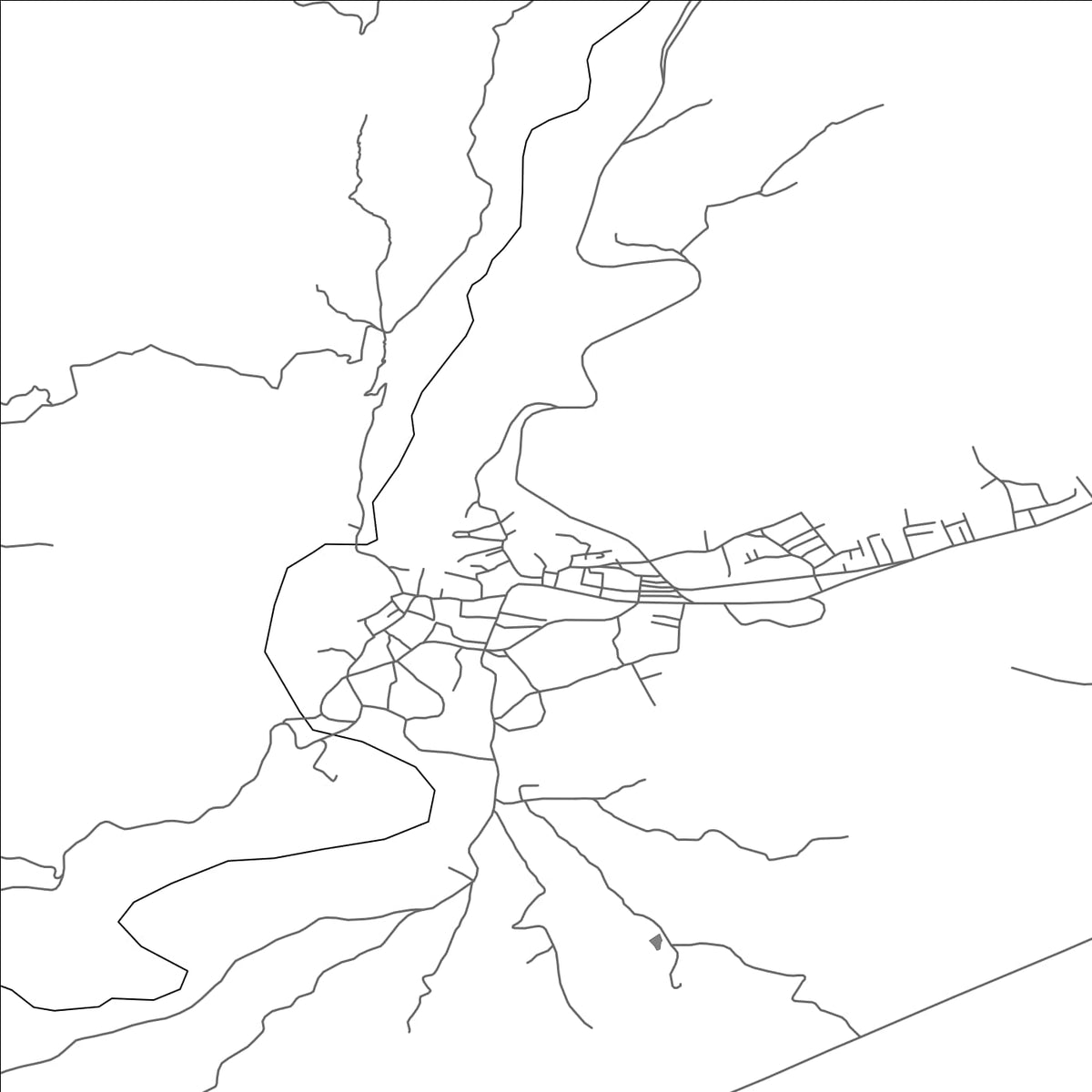 ROAD MAP OF CERMIK, TÜRKIYE BY MAPBAKES