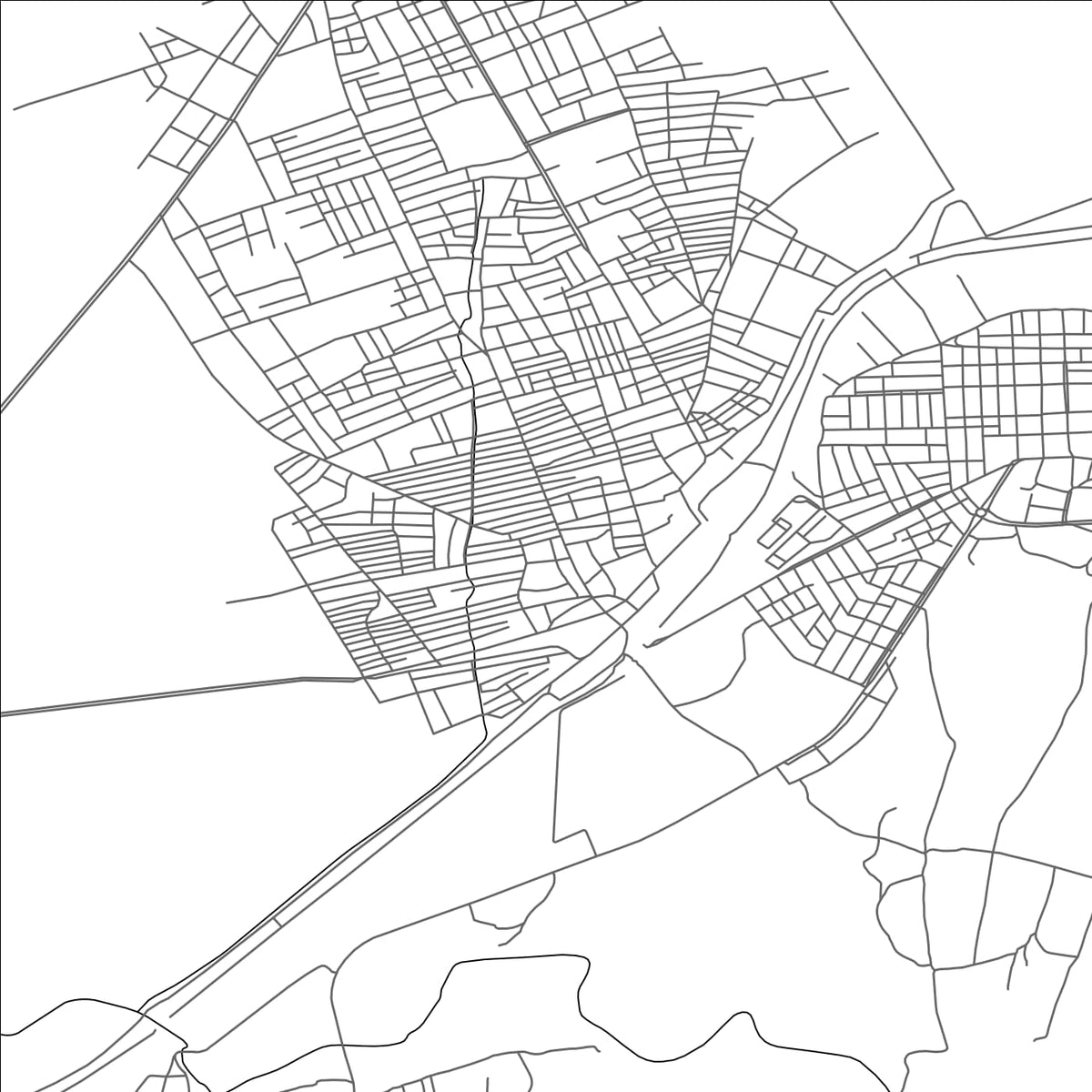 ROAD MAP OF CEYLANPINAR, TÜRKIYE BY MAPBAKES