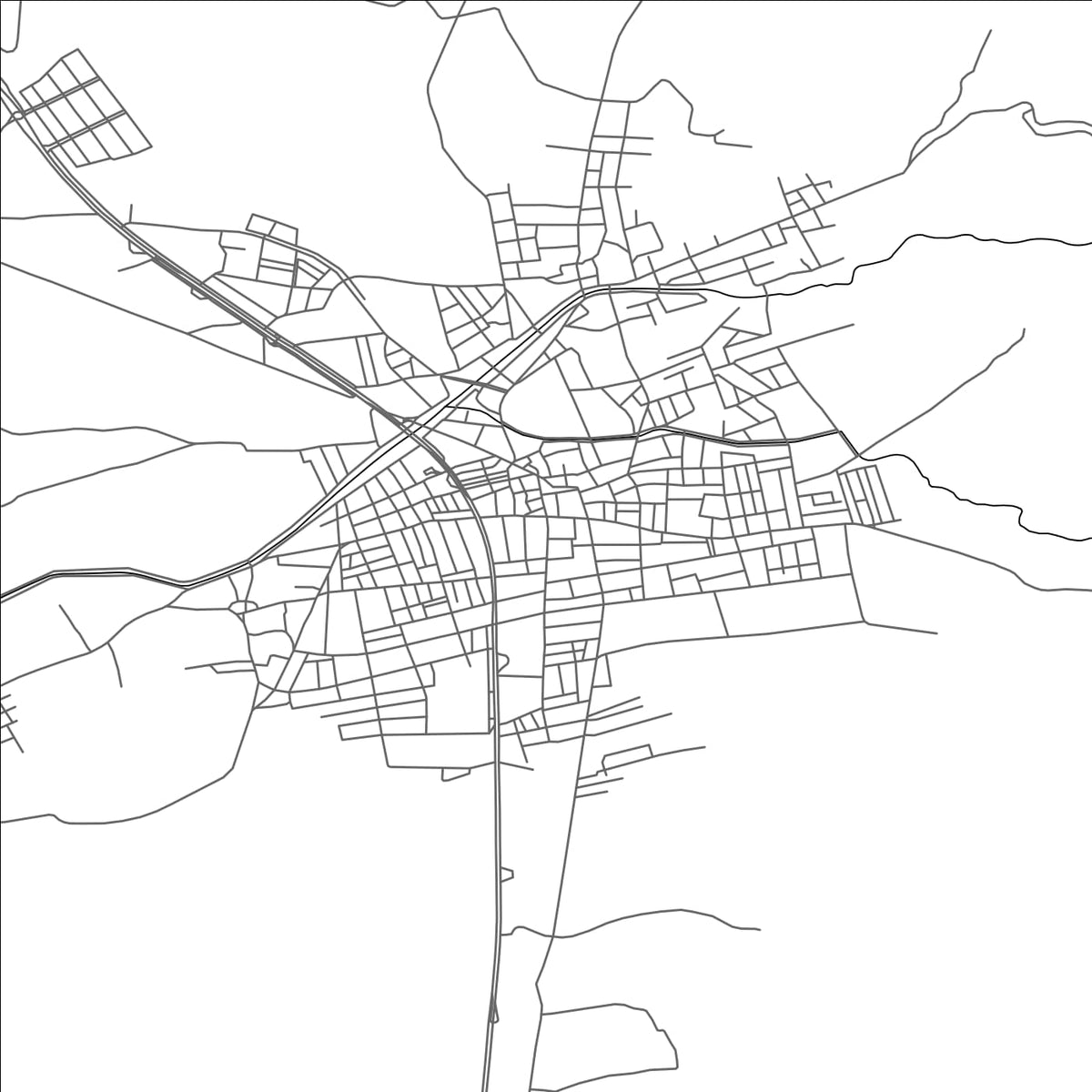ROAD MAP OF CINE, TÜRKIYE BY MAPBAKES