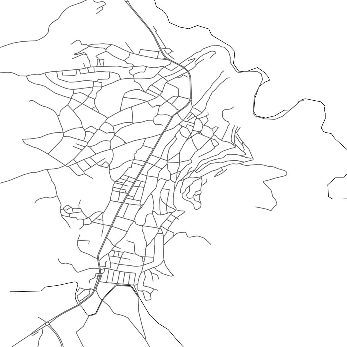 ROAD MAP OF DIVRIGI, TÜRKIYE BY MAPBAKES