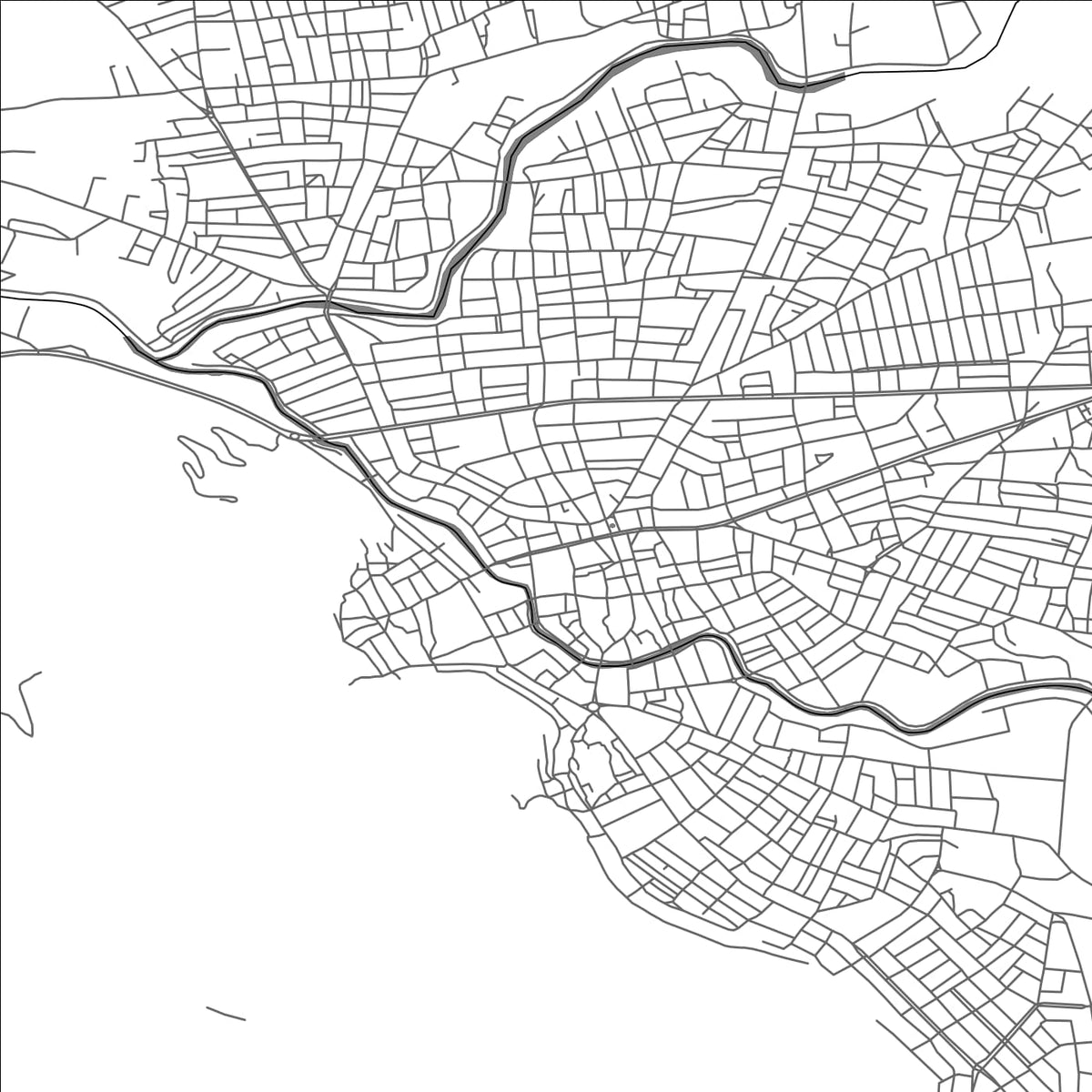 ROAD MAP OF ELBISTAN, TÜRKIYE BY MAPBAKES