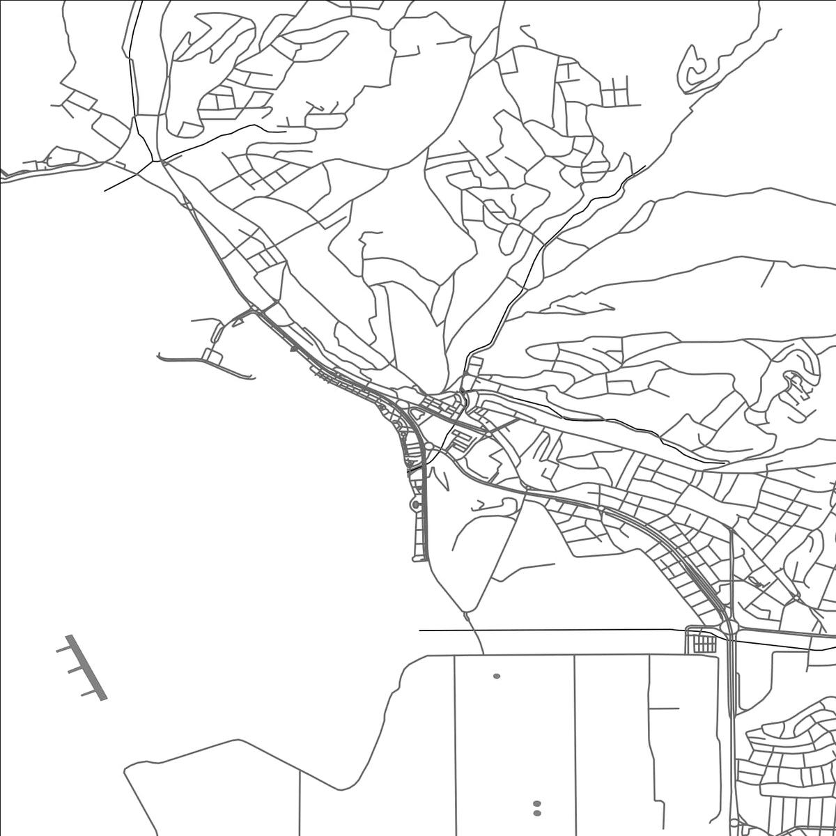 ROAD MAP OF EREGLI, TÜRKIYE BY MAPBAKES