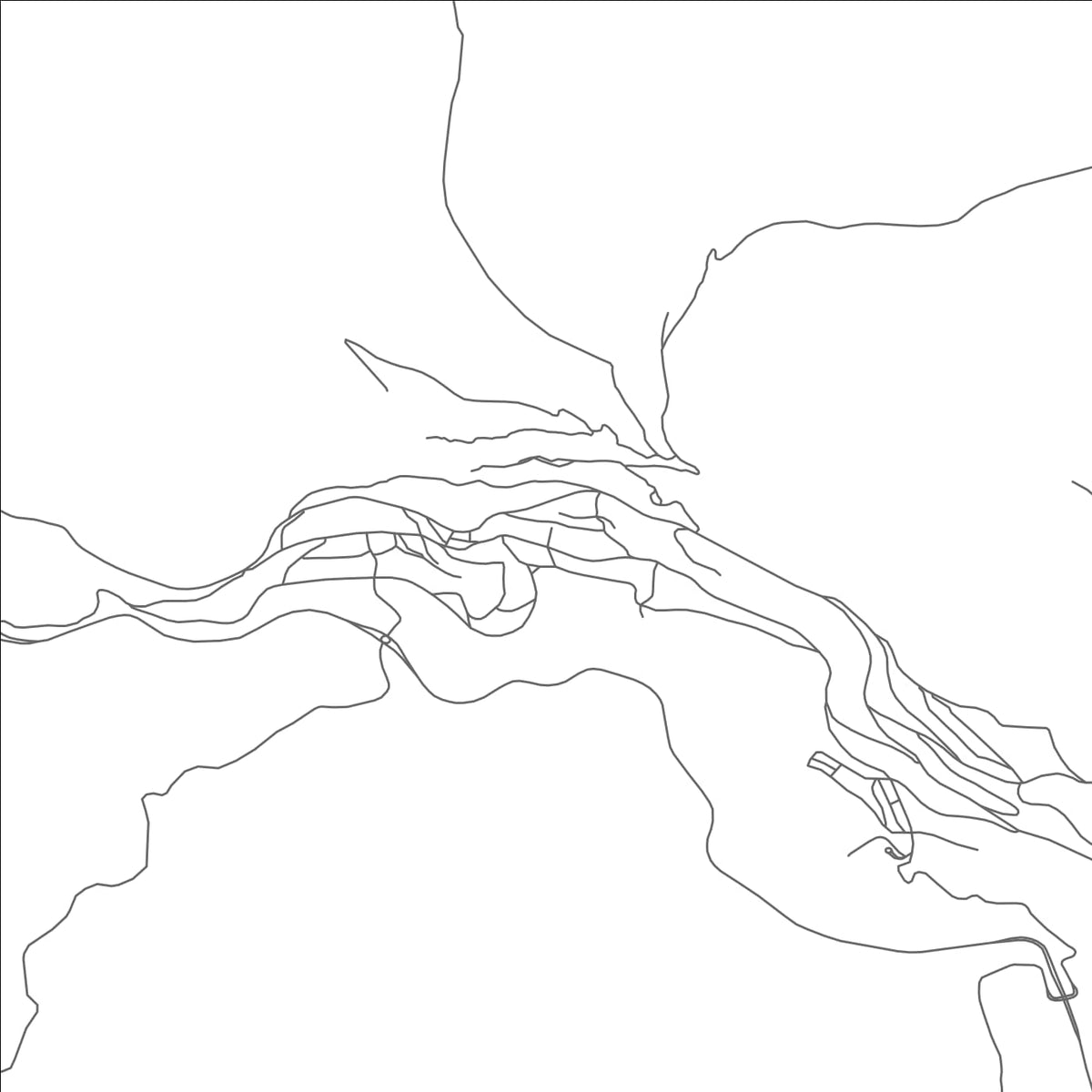 ROAD MAP OF ERMENEK, TÜRKIYE BY MAPBAKES