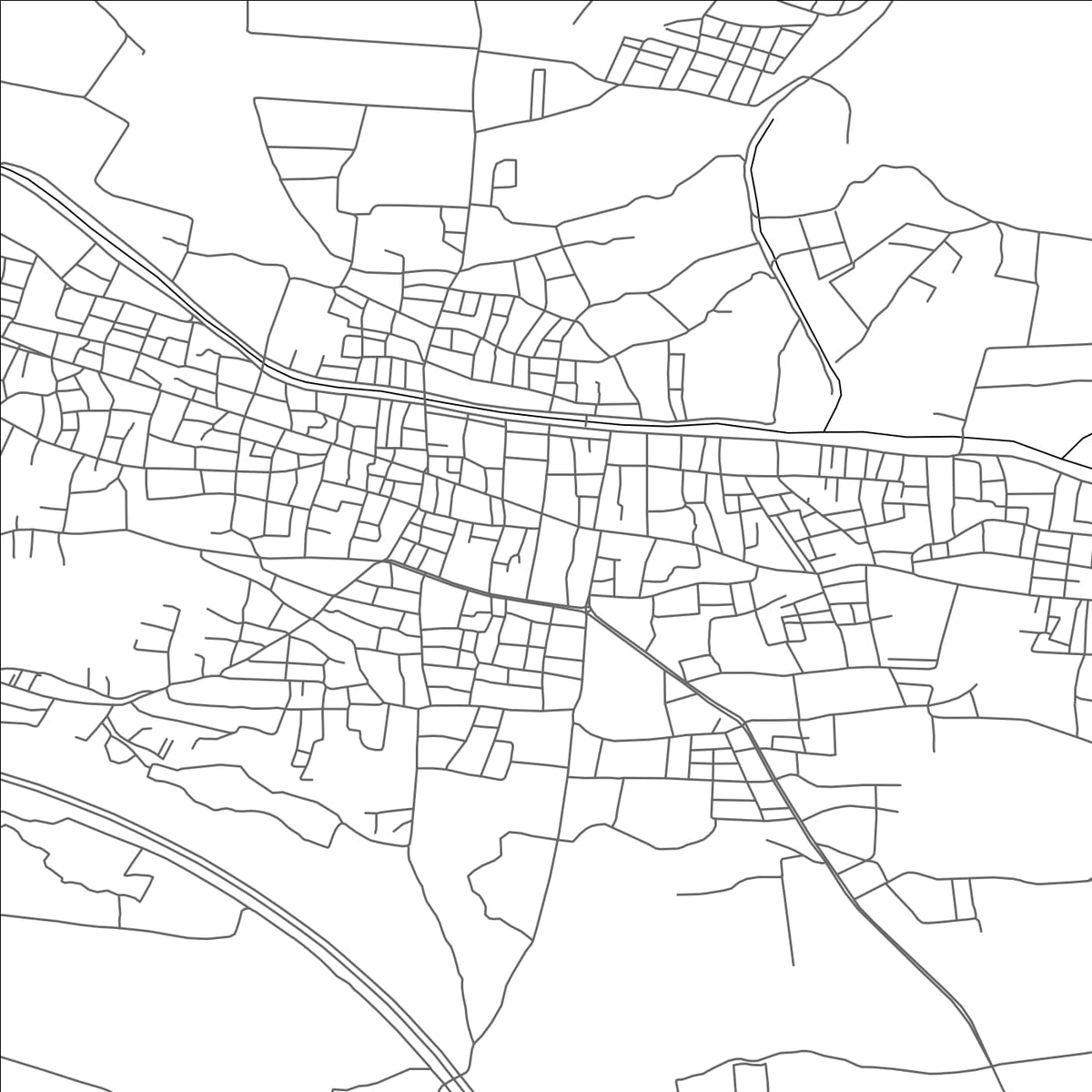 ROAD MAP OF ERZIN, TÜRKIYE BY MAPBAKES