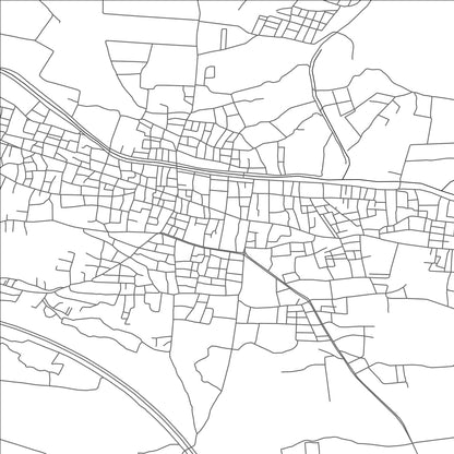 ROAD MAP OF ERZIN, TÜRKIYE BY MAPBAKES