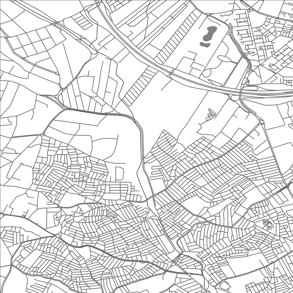 ROAD MAP OF ESENYURT, TÜRKIYE BY MAPBAKES