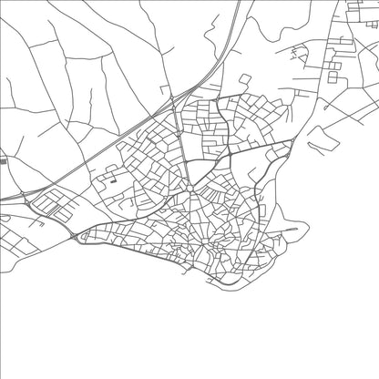 ROAD MAP OF GALLIPOLI, TÜRKIYE BY MAPBAKES