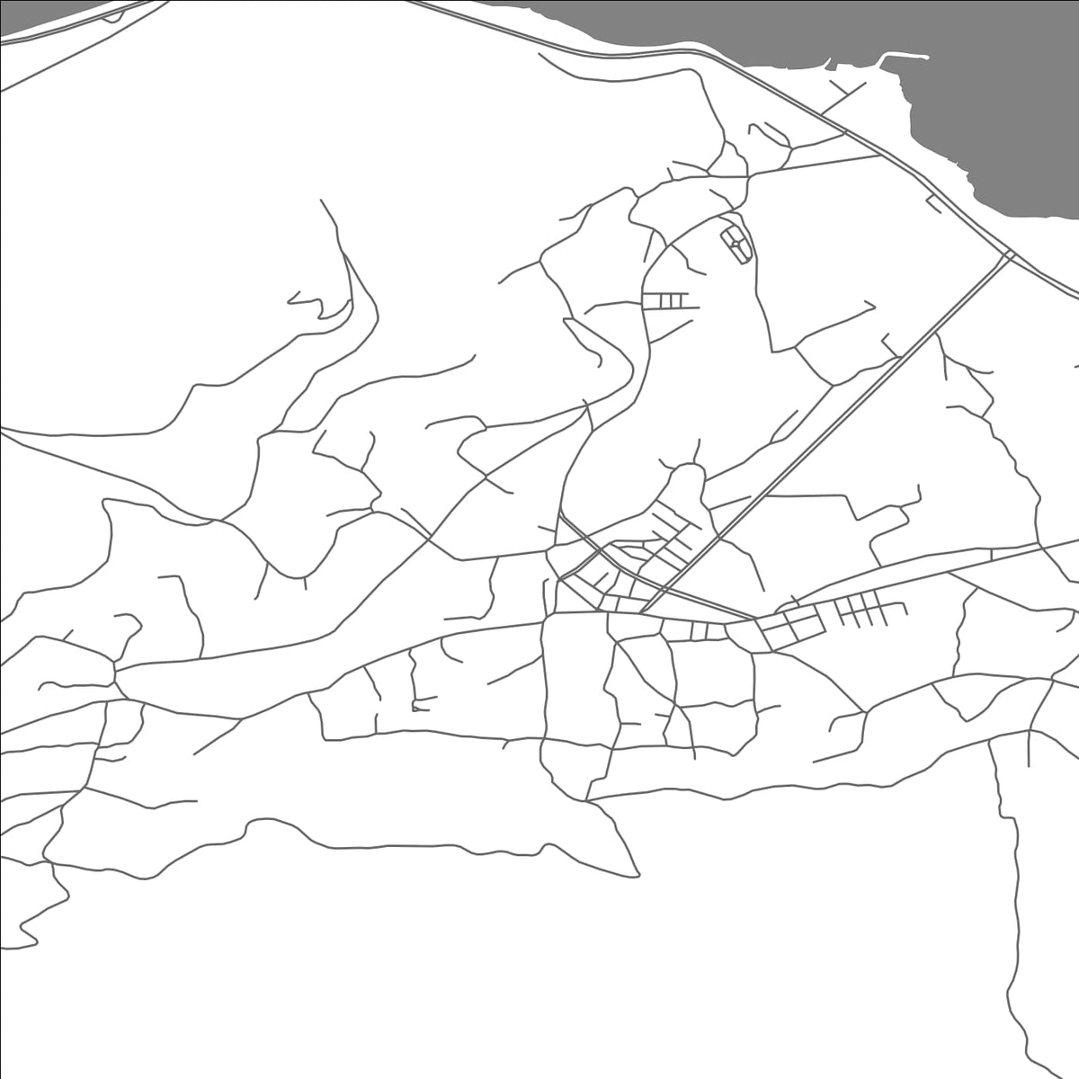 ROAD MAP OF GEVAS, TÜRKIYE BY MAPBAKES