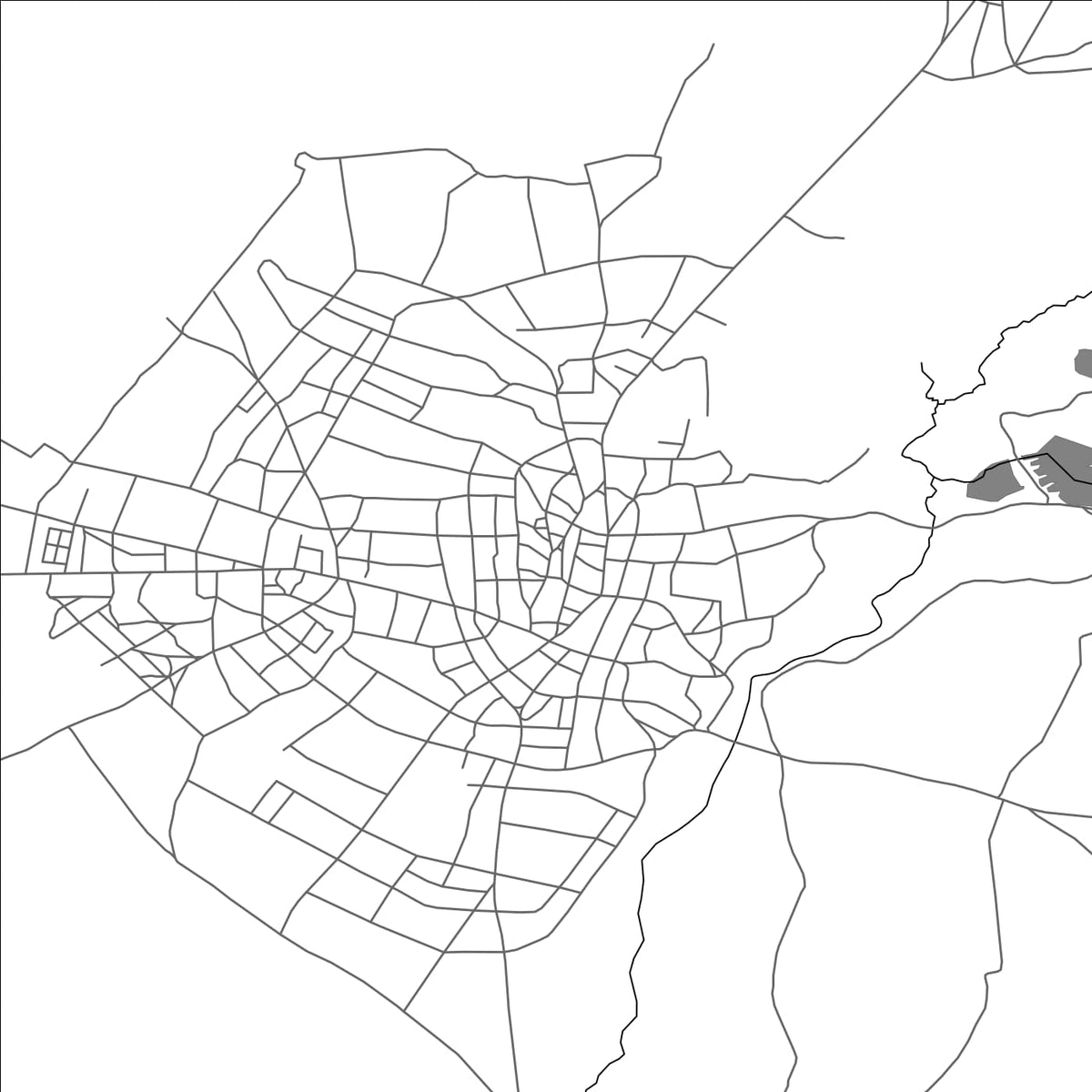 ROAD MAP OF GULAGAC, TÜRKIYE BY MAPBAKES