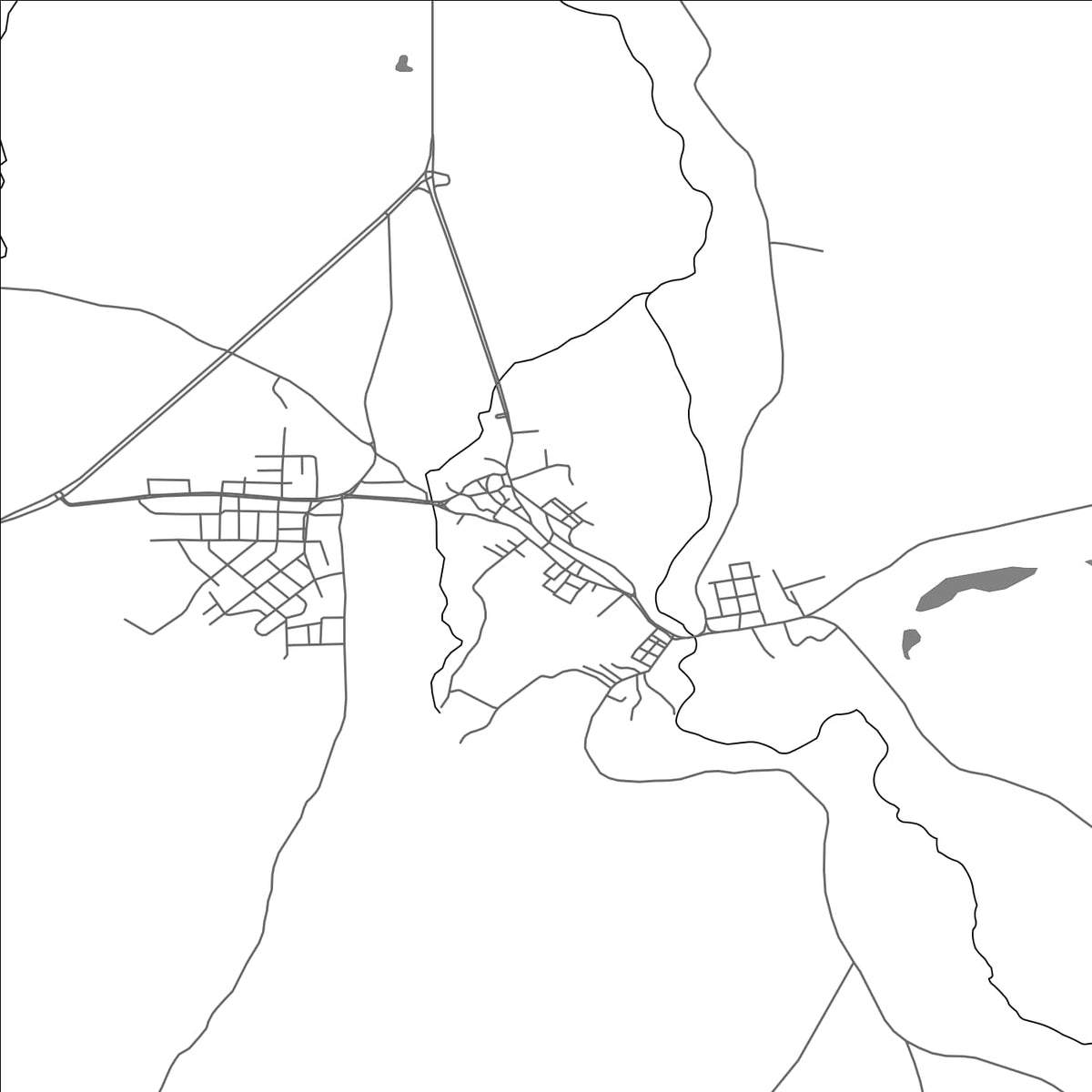 ROAD MAP OF HISARCIK, TÜRKIYE BY MAPBAKES