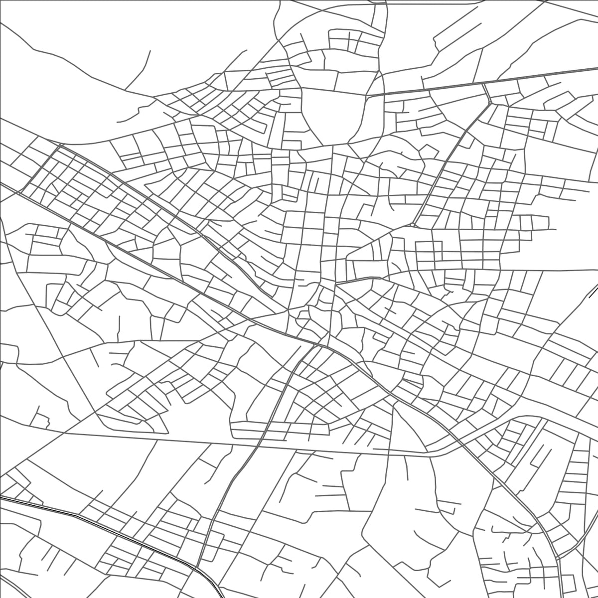 ROAD MAP OF IGDIR, TÜRKIYE BY MAPBAKES