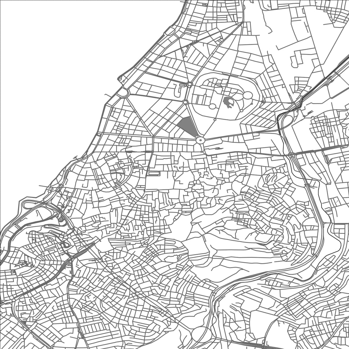ROAD MAP OF IZMIR, TÜRKIYE BY MAPBAKES