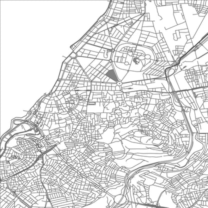 ROAD MAP OF IZMIR, TÜRKIYE BY MAPBAKES