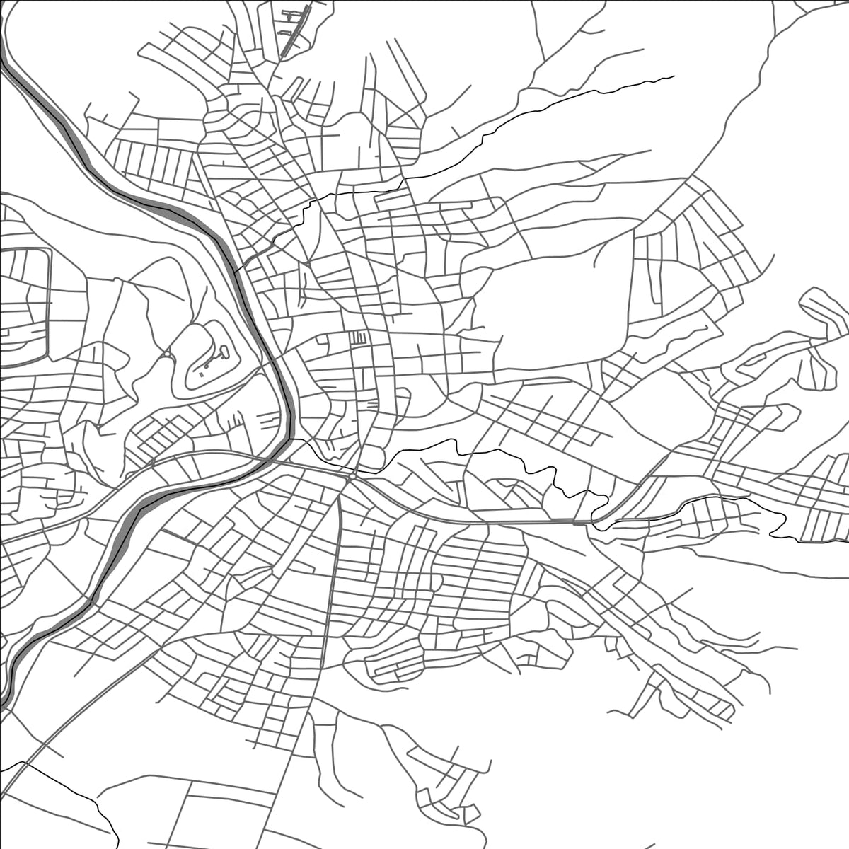 ROAD MAP OF KADIRLI, TÜRKIYE BY MAPBAKES