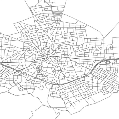 ROAD MAP OF KARAPINAR, TÜRKIYE BY MAPBAKES