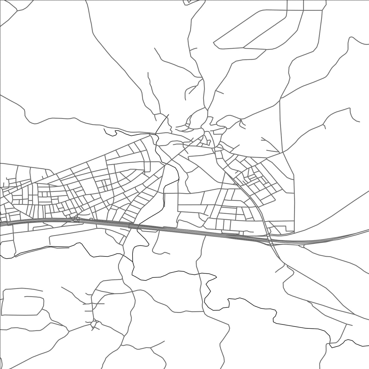 ROAD MAP OF KAVAK, TÜRKIYE BY MAPBAKES