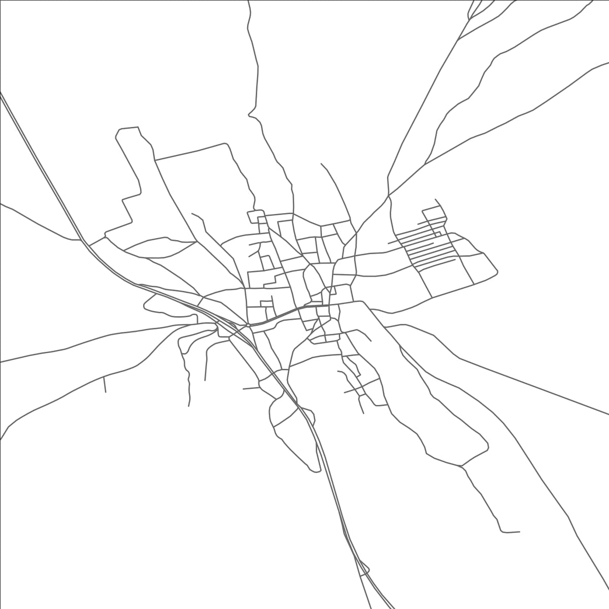 ROAD MAP OF KESKIN, TÜRKIYE BY MAPBAKES
