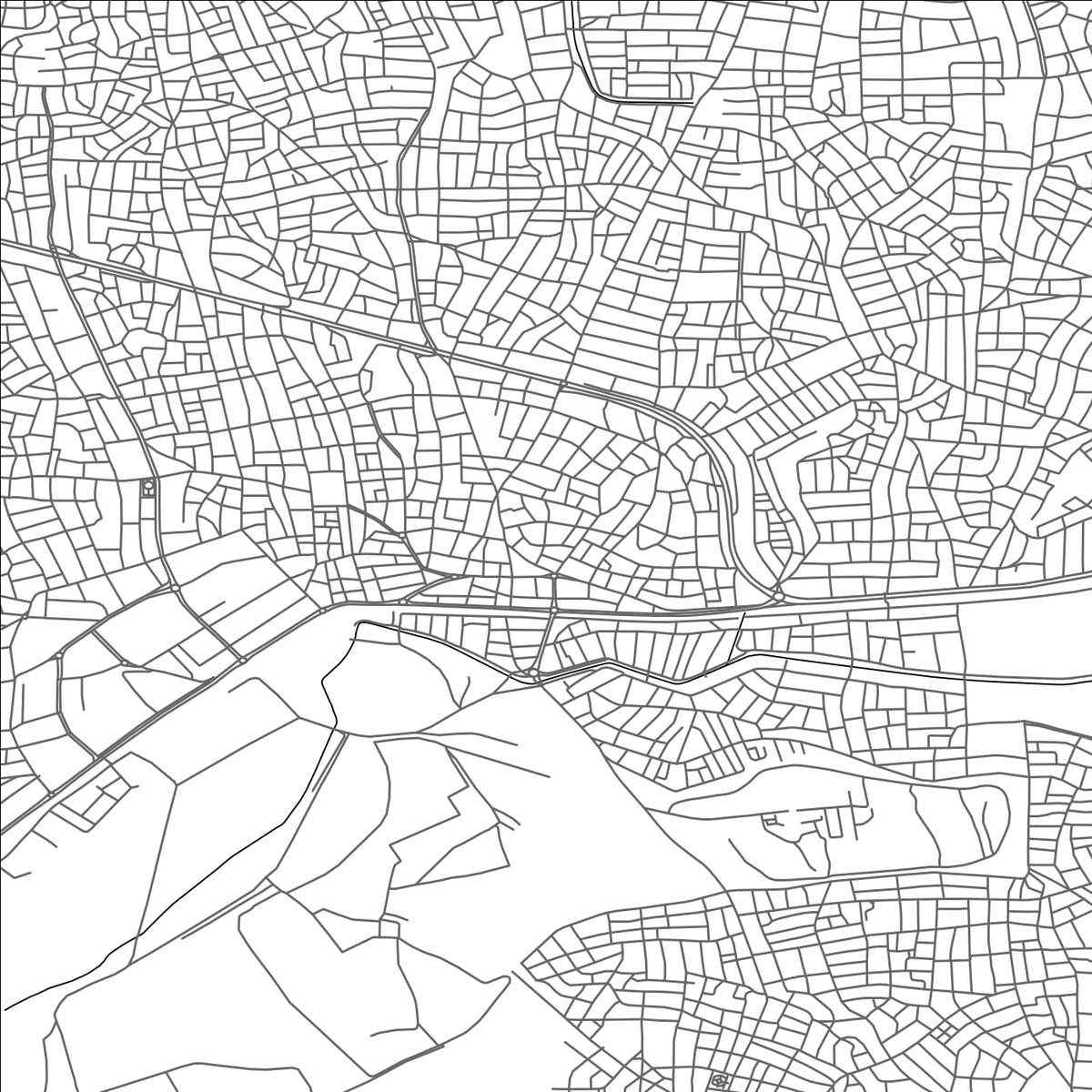 ROAD MAP OF KIRIKKALE, TÜRKIYE BY MAPBAKES