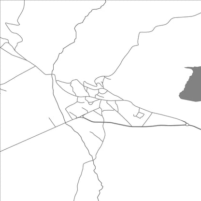 ROAD MAP OF KORKUT, TÜRKIYE BY MAPBAKES