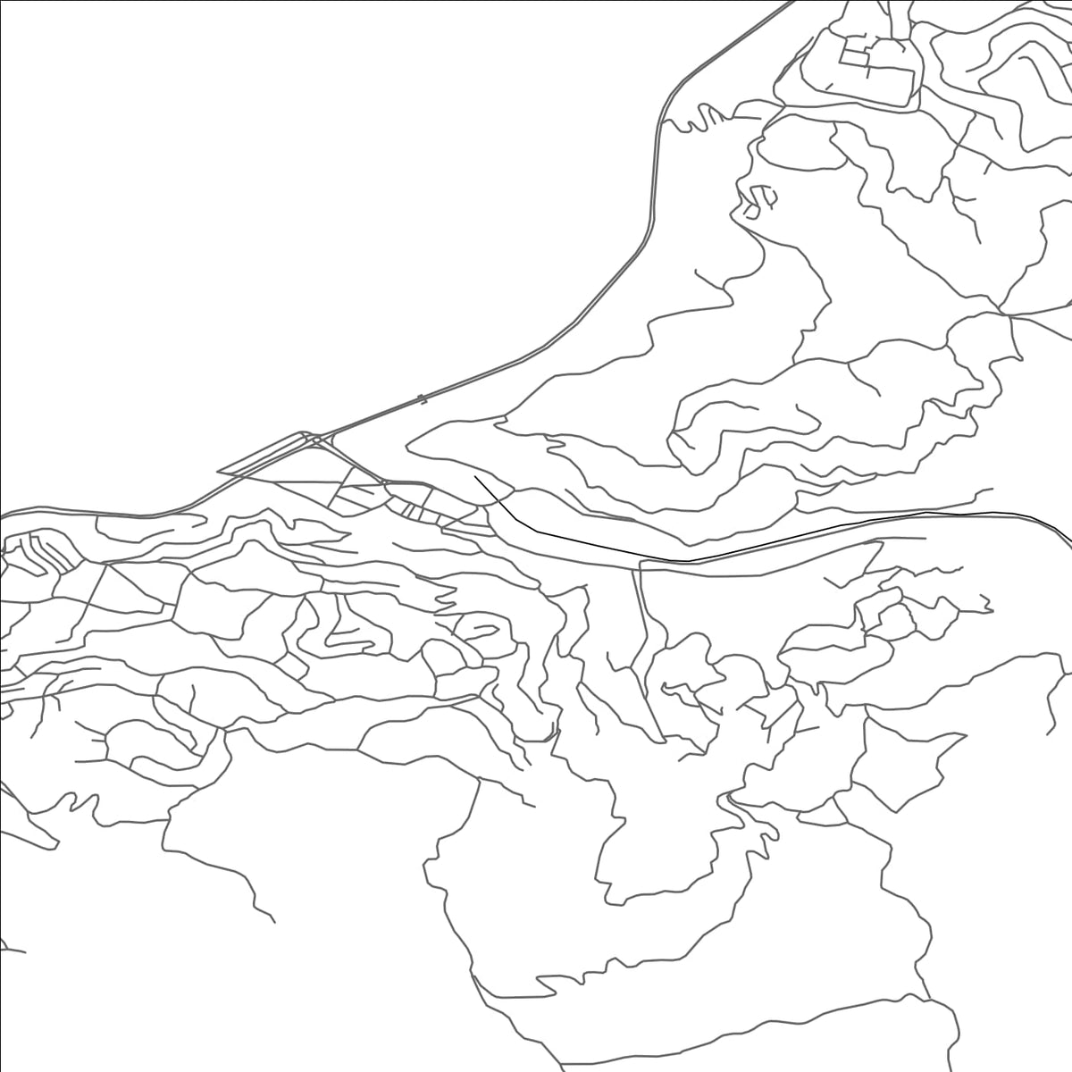 ROAD MAP OF KOZLU, TÜRKIYE BY MAPBAKES