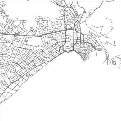 ROAD MAP OF MARMARIS, TÜRKIYE BY MAPBAKES