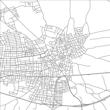 ROAD MAP OF MERZIFON, TÜRKIYE BY MAPBAKES