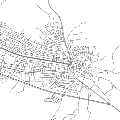 ROAD MAP OF MIDYAT, TÜRKIYE BY MAPBAKES