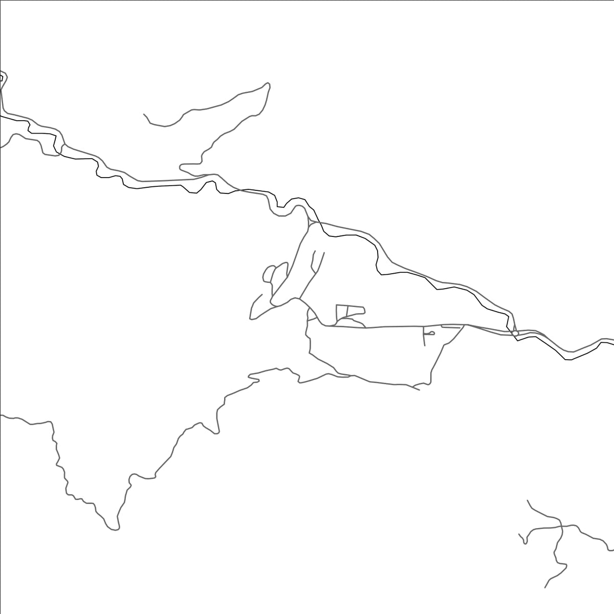 ROAD MAP OF MUTKI, TÜRKIYE BY MAPBAKES