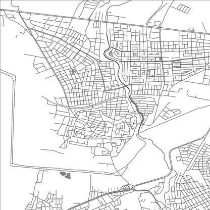 ROAD MAP OF NUSAYBIN, TÜRKIYE BY MAPBAKES