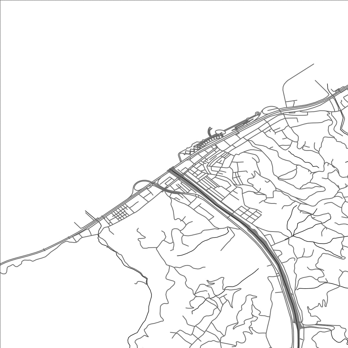 ROAD MAP OF OF, TÜRKIYE BY MAPBAKES