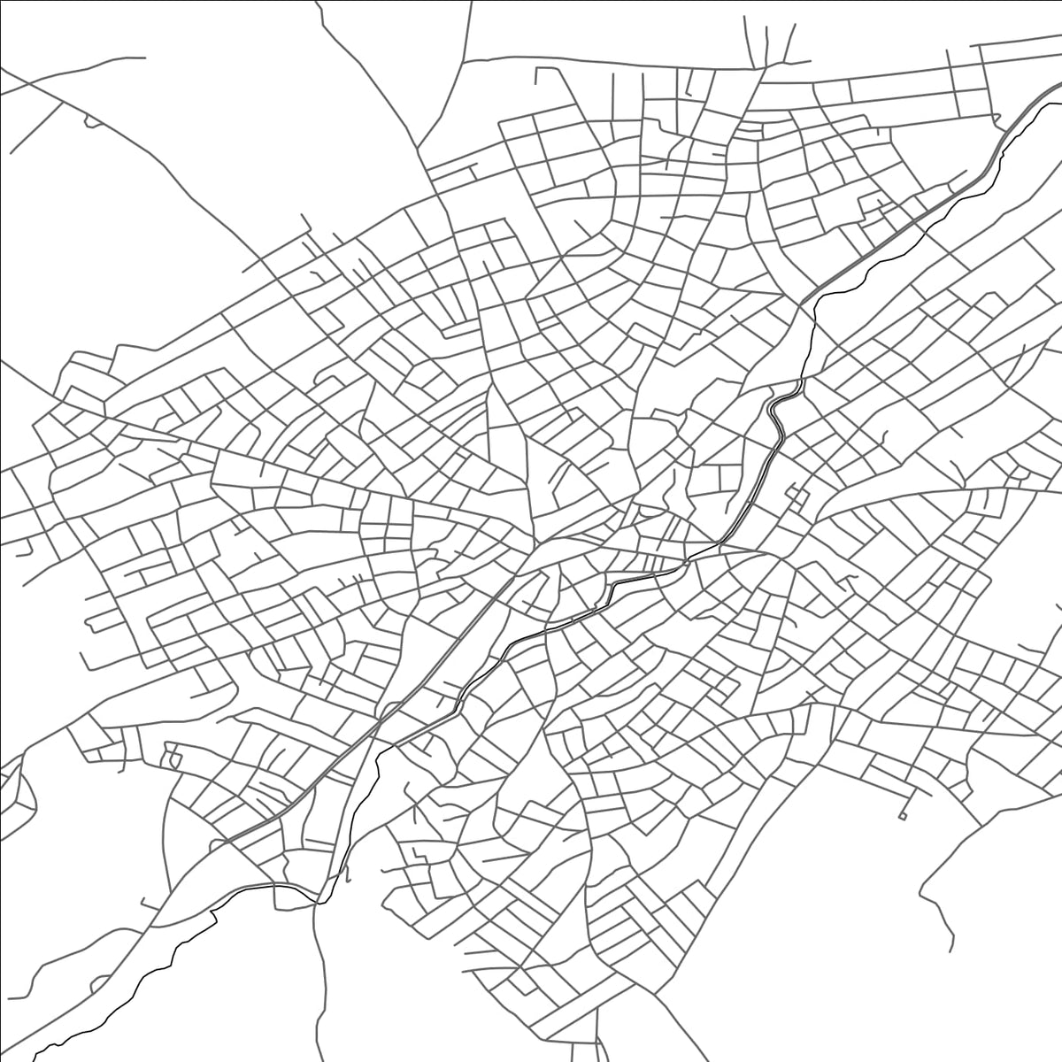 ROAD MAP OF ORTAKOY, TÜRKIYE BY MAPBAKES