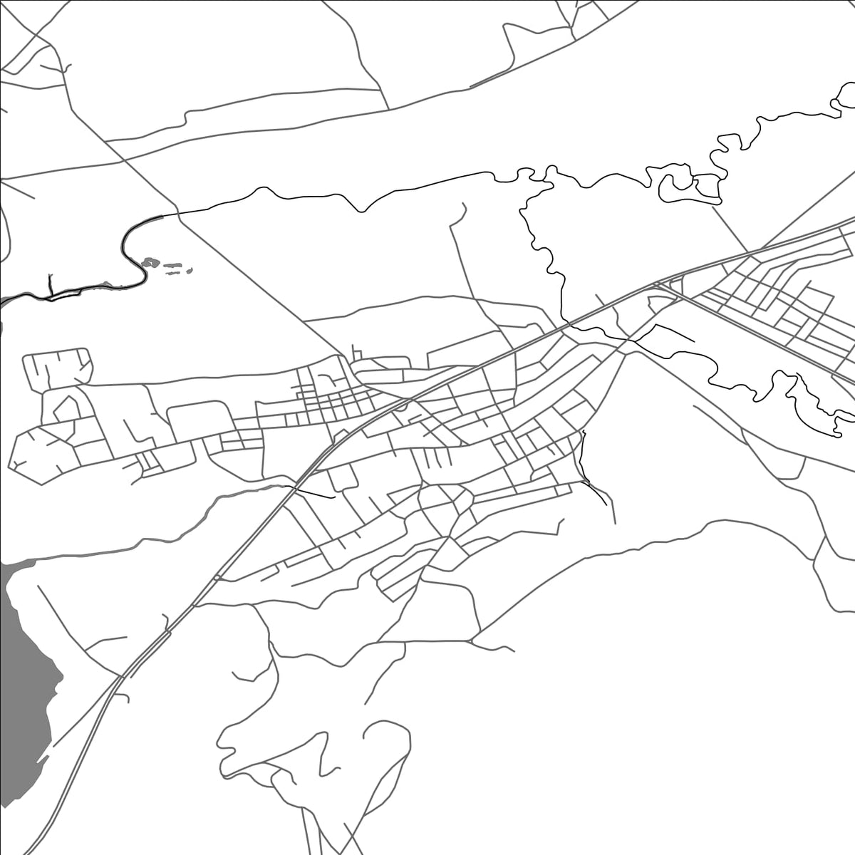 ROAD MAP OF PINARBASI, TÜRKIYE BY MAPBAKES