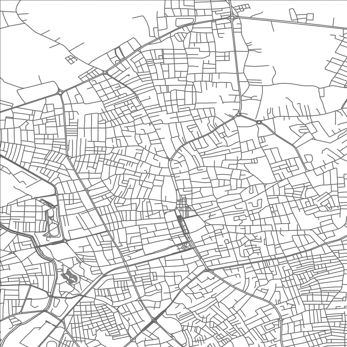 ROAD MAP OF SAKARYA, TÜRKIYE BY MAPBAKES