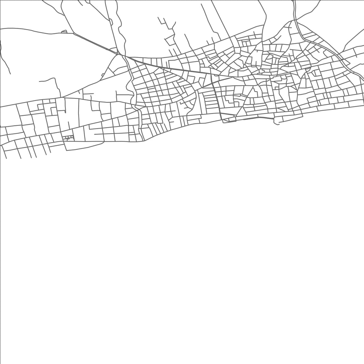 ROAD MAP OF SARKOY, TÜRKIYE BY MAPBAKES