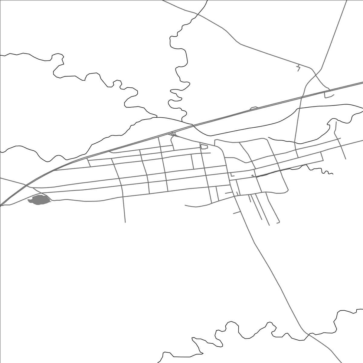 ROAD MAP OF SELIM, TÜRKIYE BY MAPBAKES