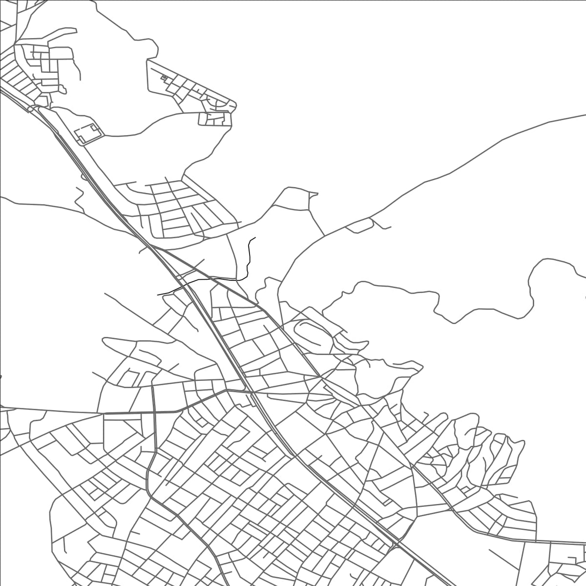 ROAD MAP OF SEREFLIKOCHISAR, TÜRKIYE BY MAPBAKES