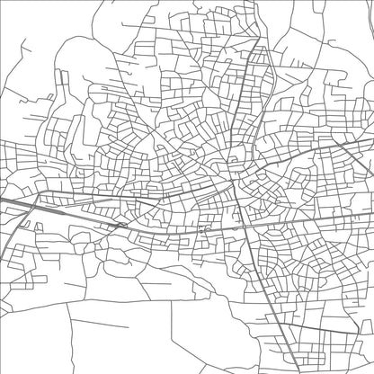 ROAD MAP OF SERIK, TÜRKIYE BY MAPBAKES
