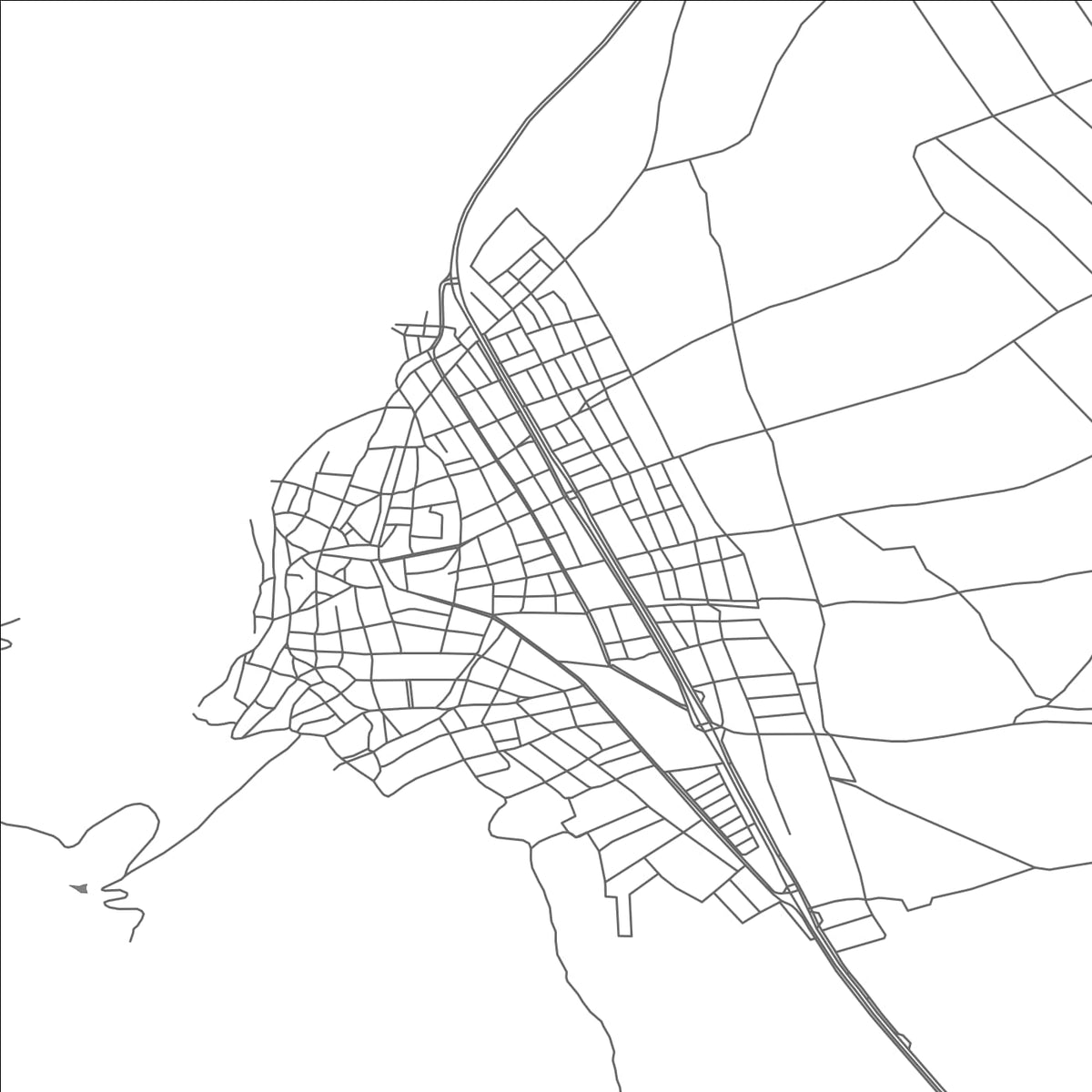 ROAD MAP OF SERINHISAR, TÜRKIYE BY MAPBAKES