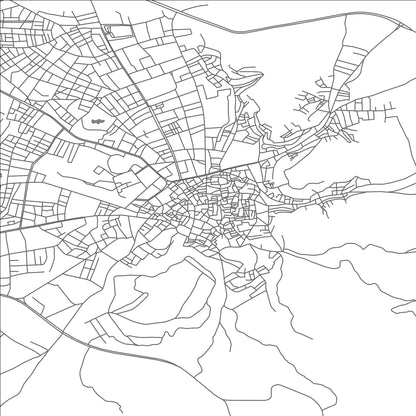 ROAD MAP OF SIIRT, TÜRKIYE BY MAPBAKES