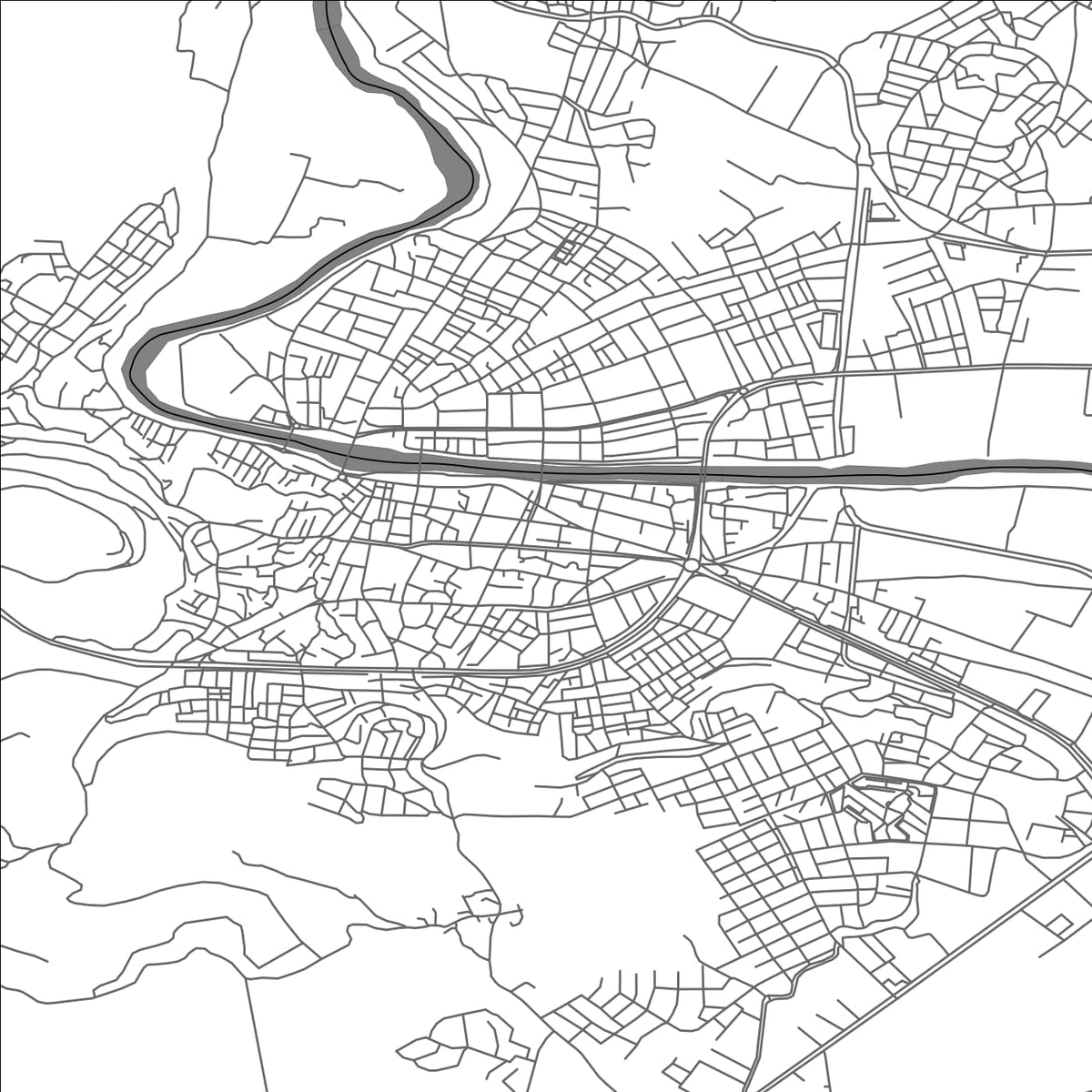 ROAD MAP OF SILIFKE, TÜRKIYE BY MAPBAKES