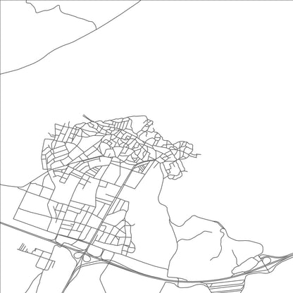ROAD MAP OF SIVRIHISAR, TÜRKIYE BY MAPBAKES