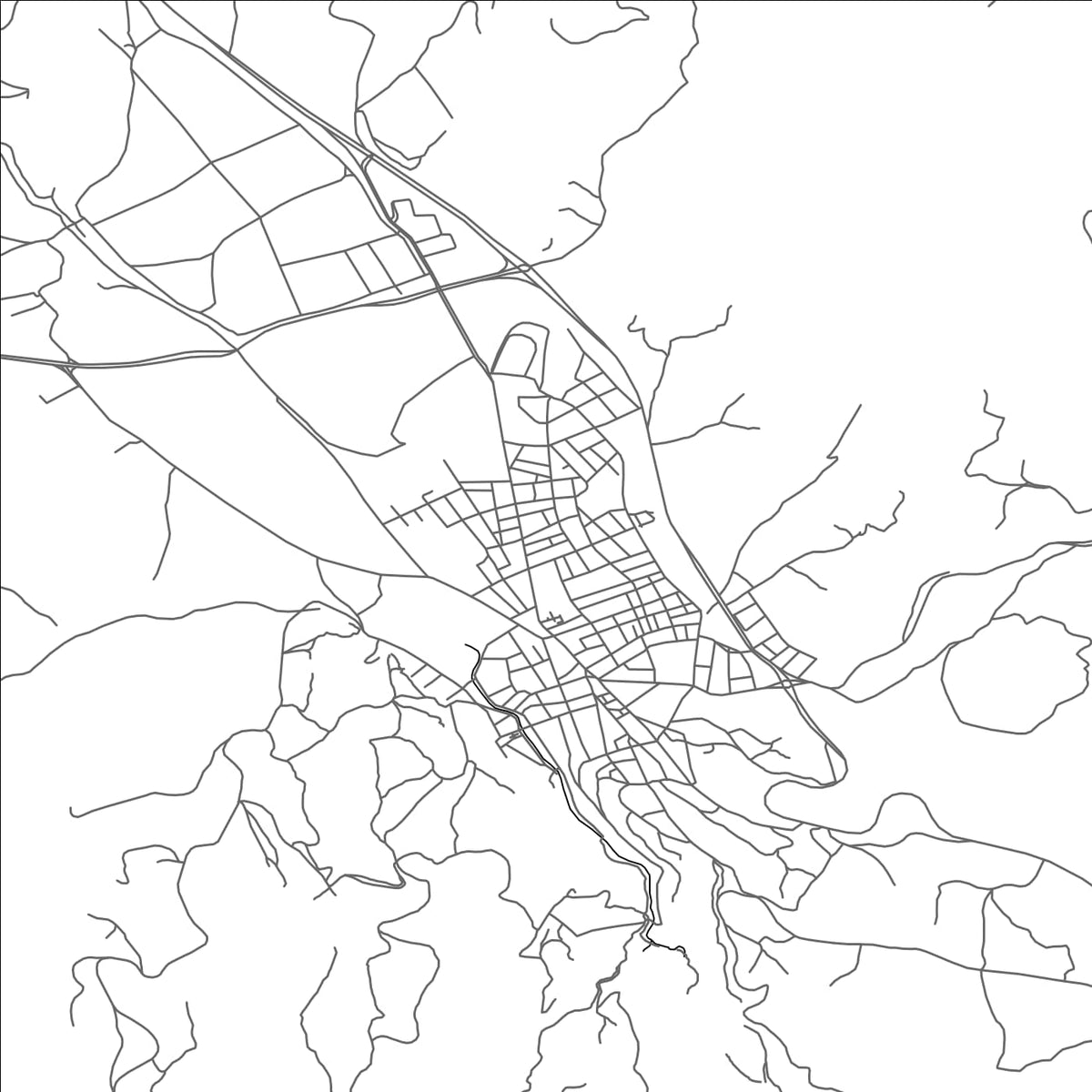 ROAD MAP OF SOGUT, TÜRKIYE BY MAPBAKES