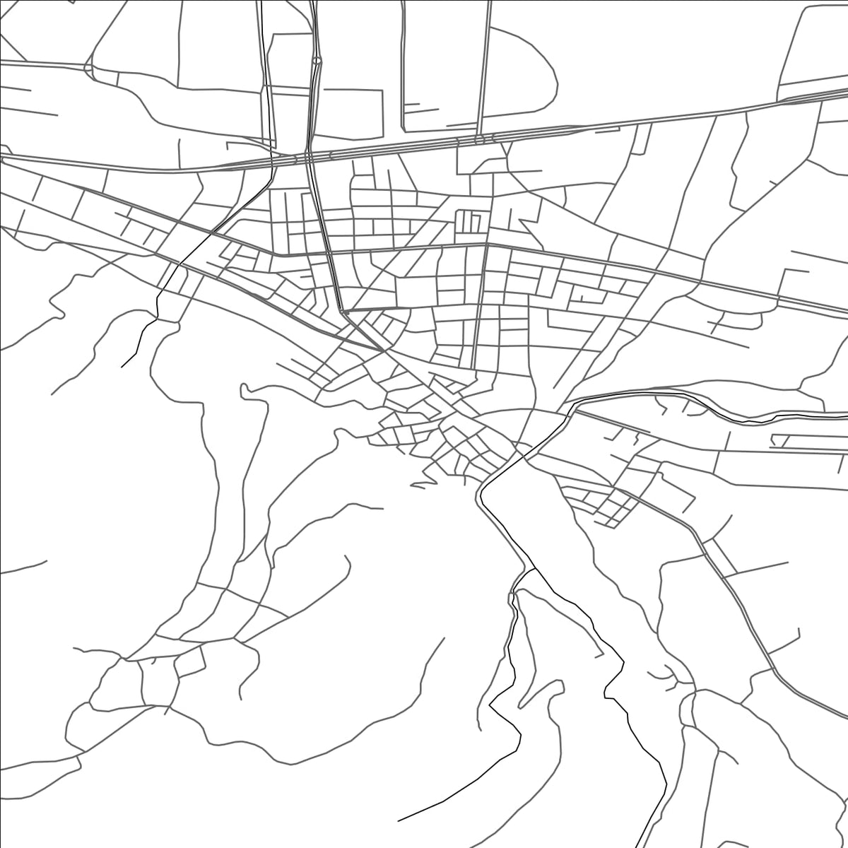 ROAD MAP OF TEKKEKOY, TÜRKIYE BY MAPBAKES