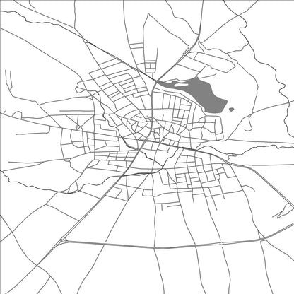 ROAD MAP OF TOMARZA, TÜRKIYE BY MAPBAKES