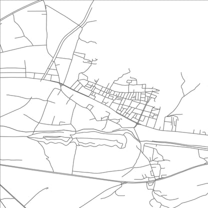 ROAD MAP OF TOPRAKKALE, TÜRKIYE BY MAPBAKES