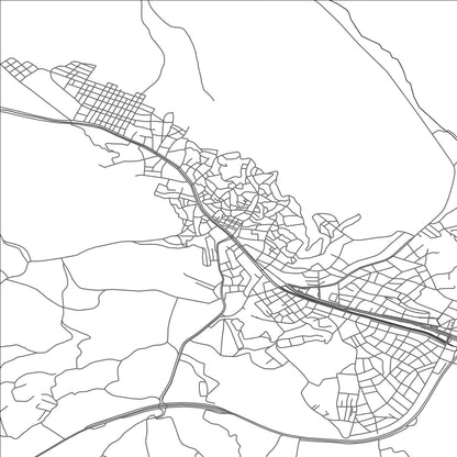 ROAD MAP OF TOSYA, TÜRKIYE BY MAPBAKES