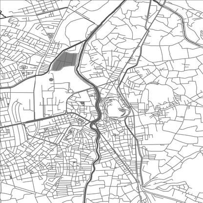 ROAD MAP OF TURHAL, TÜRKIYE BY MAPBAKES