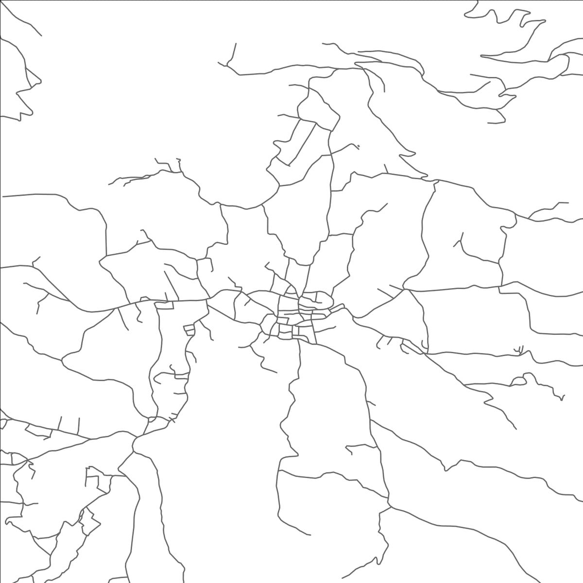 ROAD MAP OF TUT, TÜRKIYE BY MAPBAKES