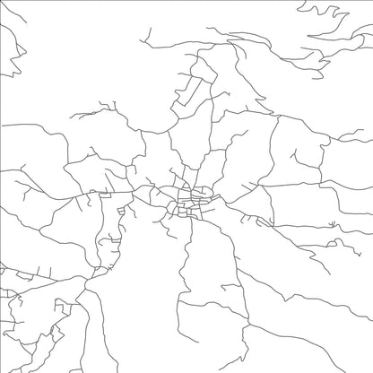 ROAD MAP OF TUT, TÜRKIYE BY MAPBAKES