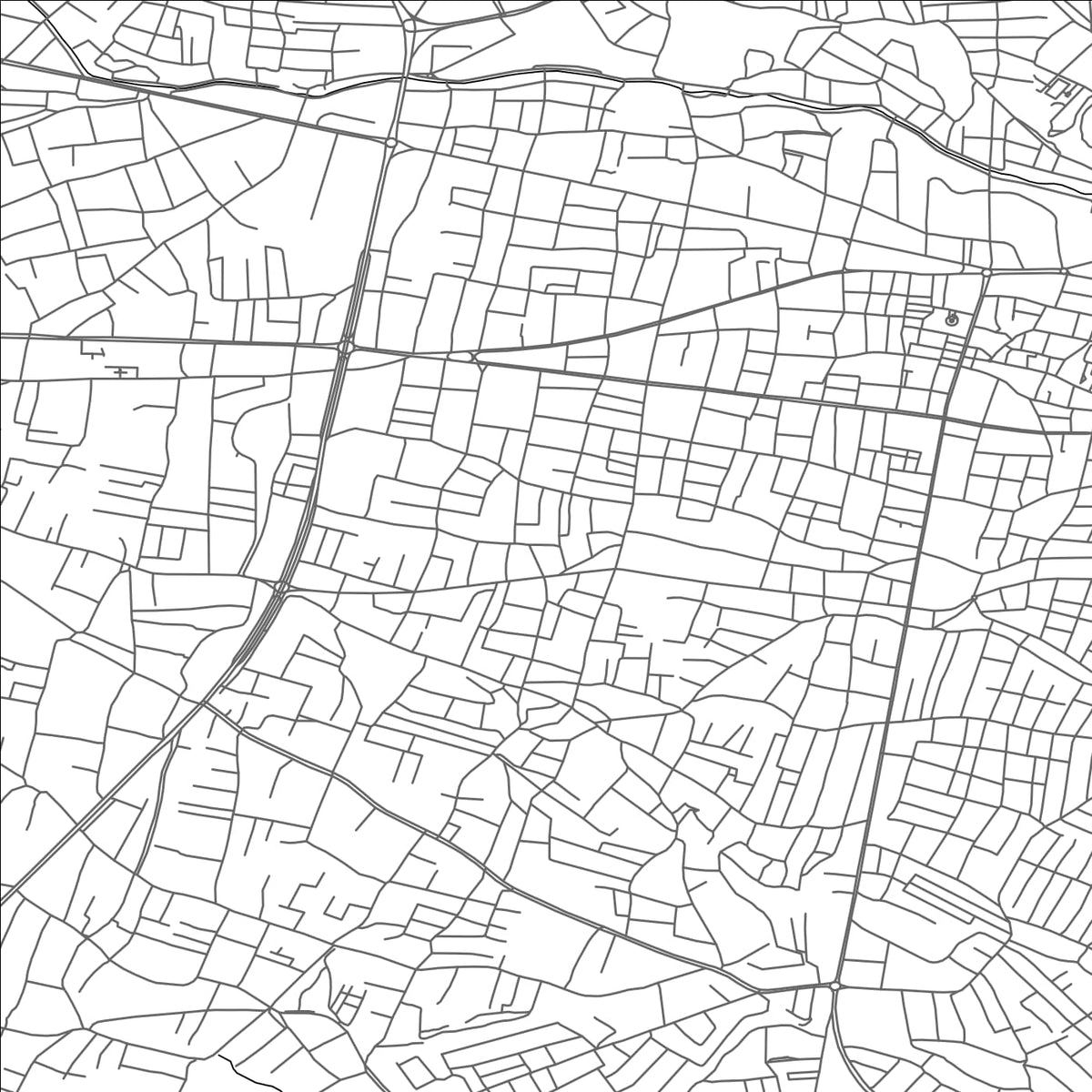 ROAD MAP OF VAN, TÜRKIYE BY MAPBAKES